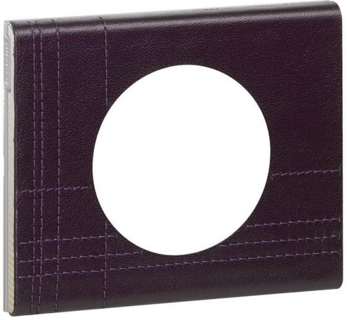 Рамка универсальная Legrand Celiane Corian 1-м. кожа пурпур картинка